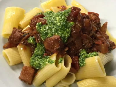 Rigatoni with Fennel Sausage Sauce