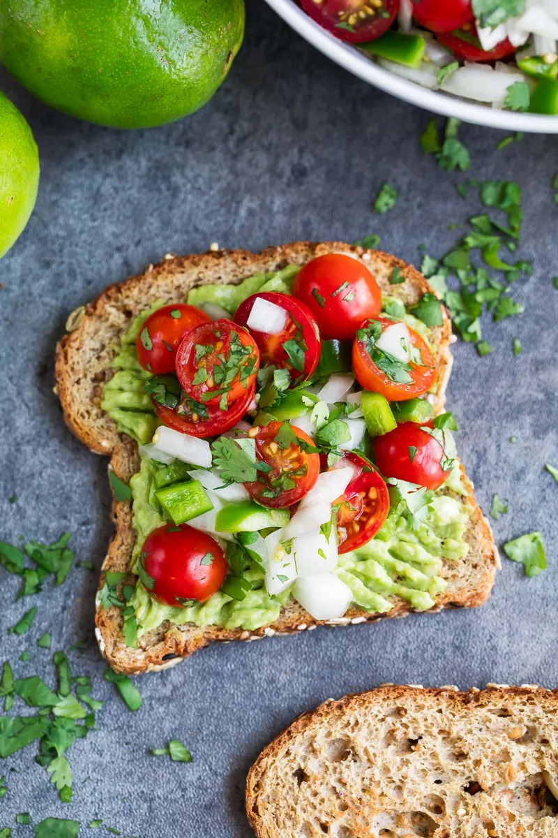 Avocado Toast with Tomato Salsa