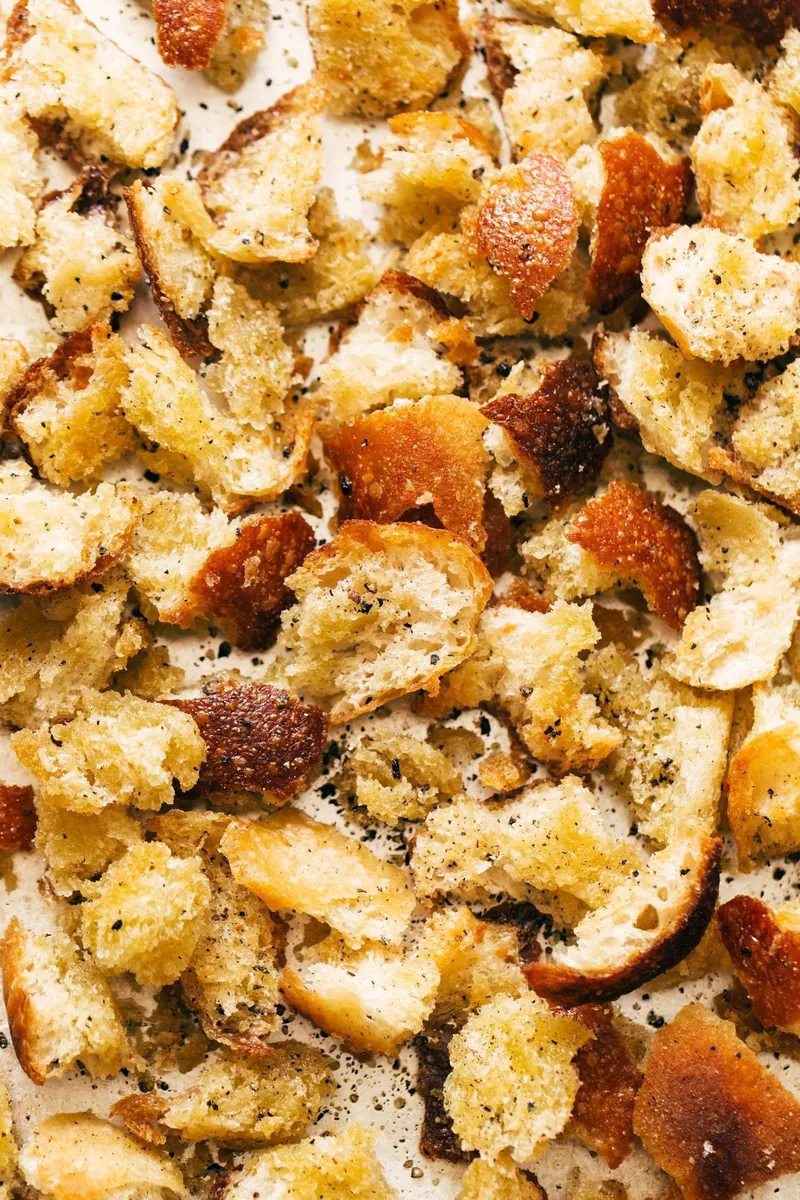 Homemade Sourdough Croutons