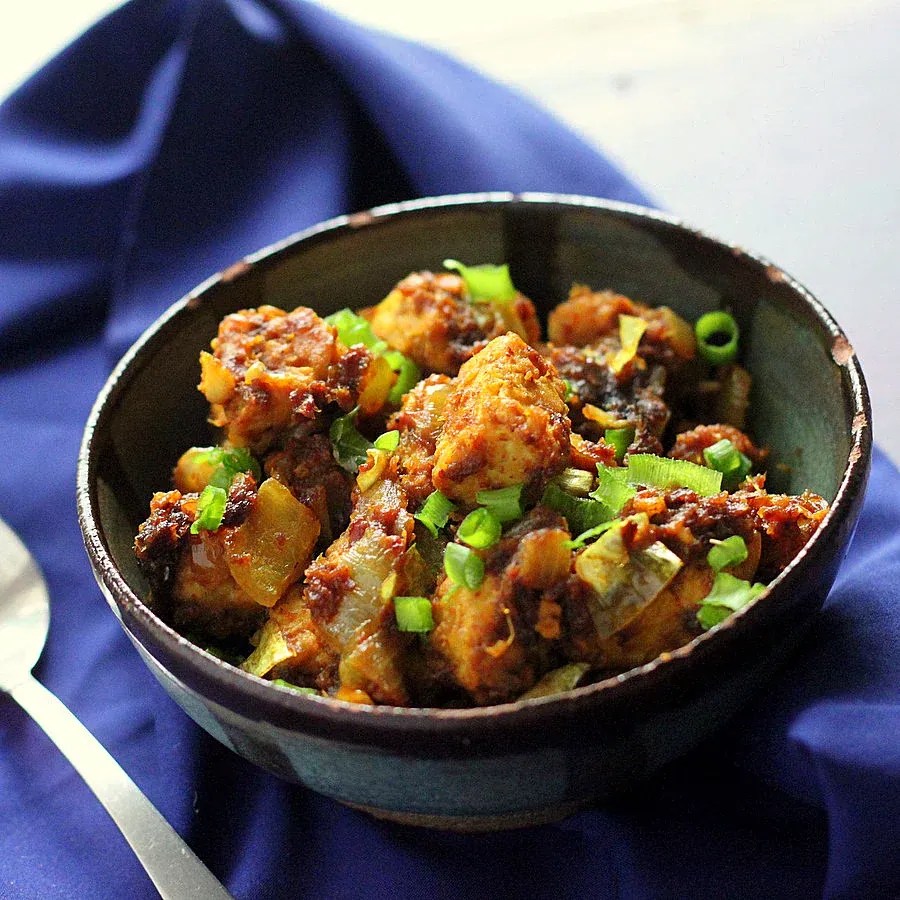 Kerala Tempeh Chili Roast