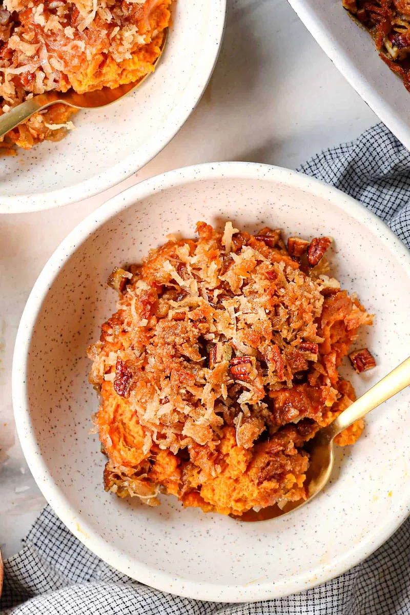Coconut Sweet Potato Casserole