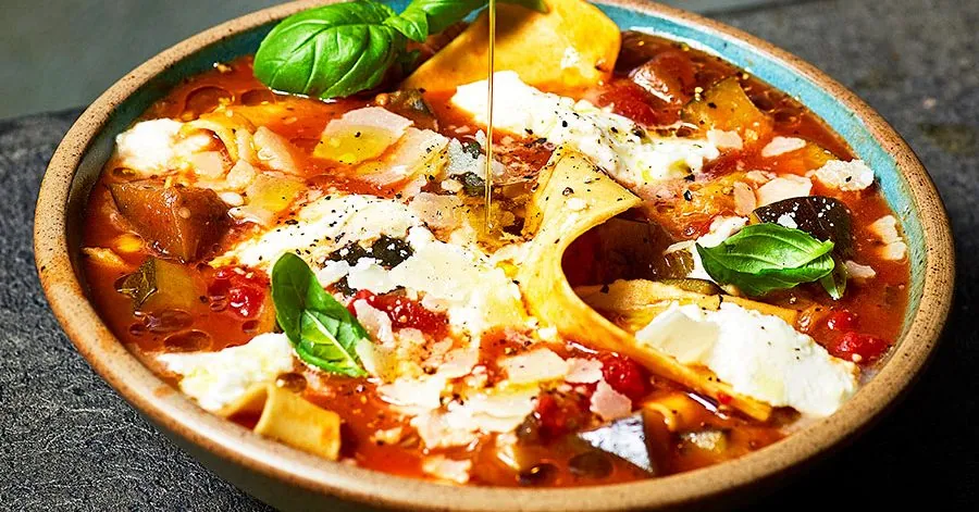 Ratatouille Lasagne Soup