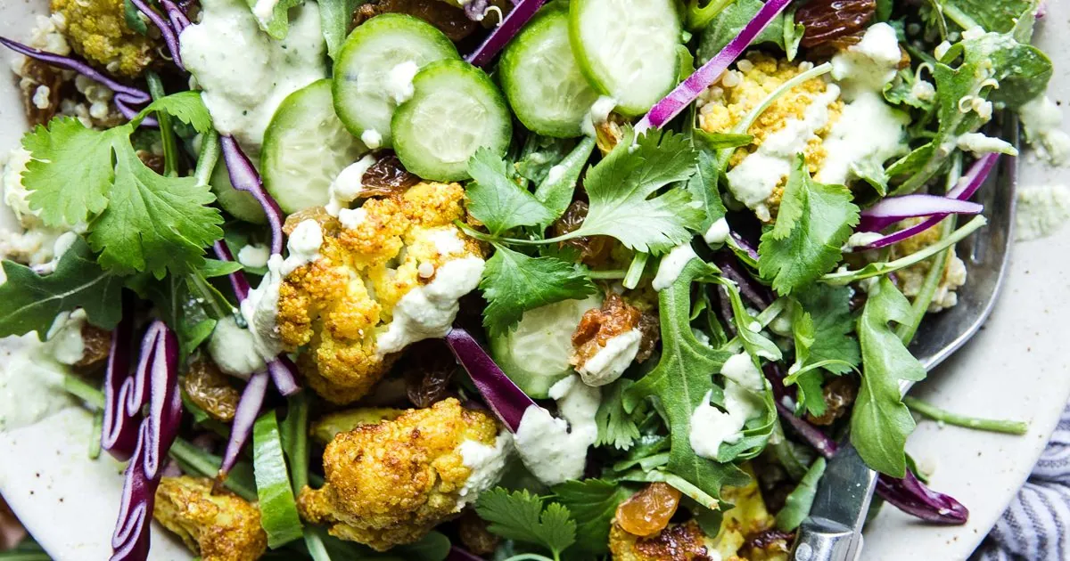 Curried Cauliflower Quinoa Salad