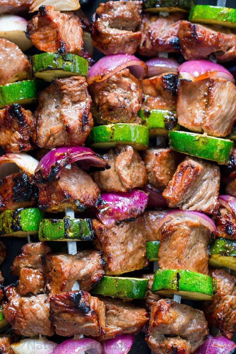 Grilled Steak Kebabs