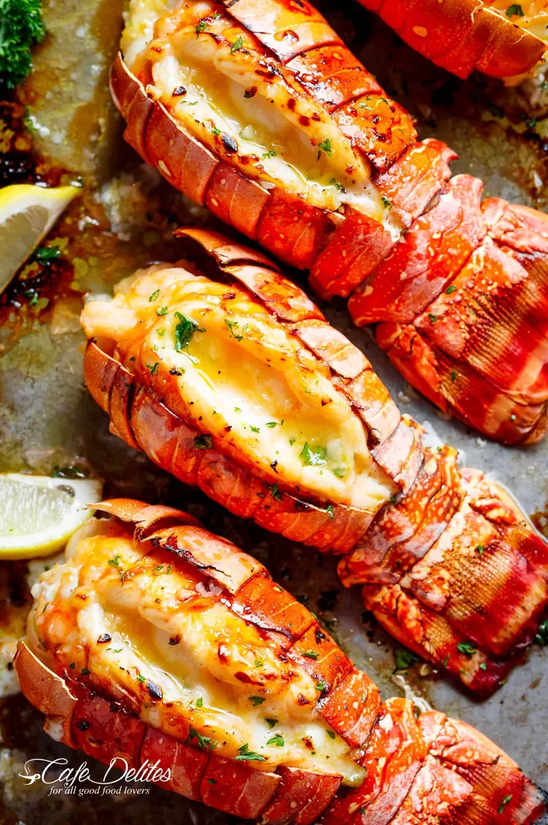 Broiled Lobster Tails
