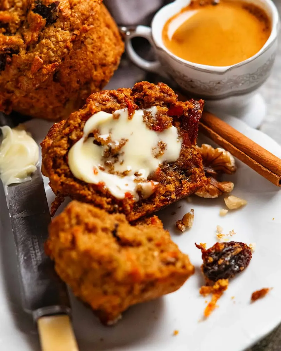 Cinnamon Carrot Muffins