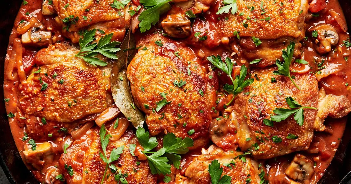 Chicken Marengo (6 servings)