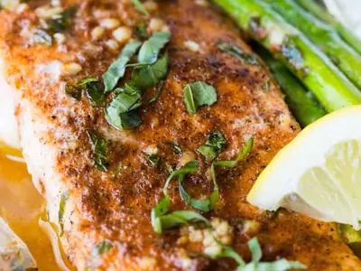 Salmon Asparagus Foil Packets