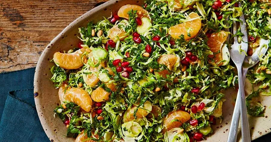 Clementine Brussels Sprouts Salad