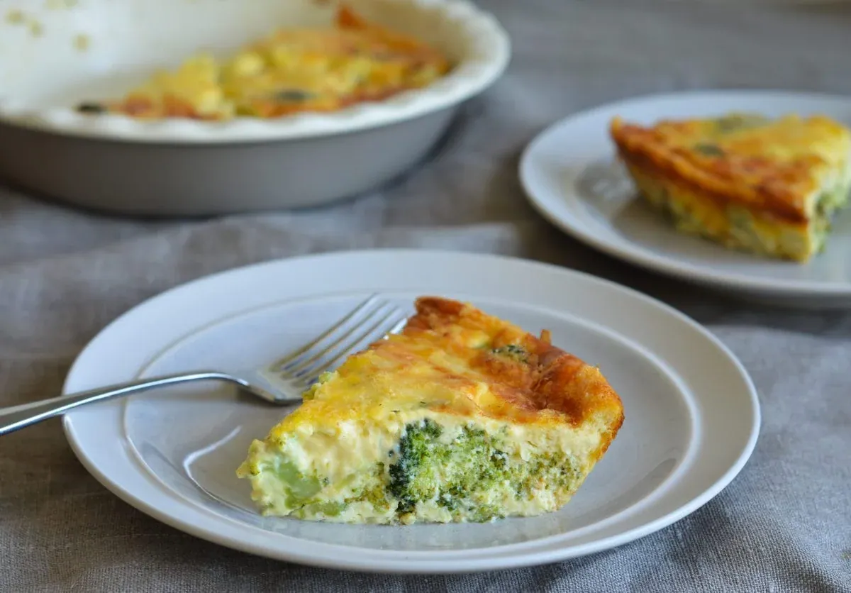 Crustless Broccoli Quiche