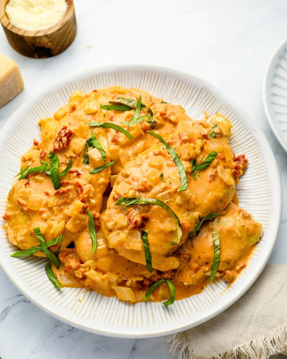 Marry Me Chicken with heavy cream