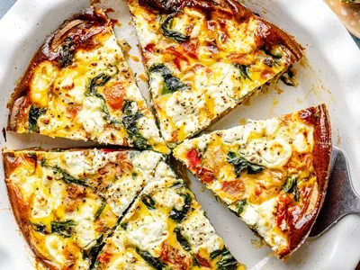Sweet Potato Crust Quiche