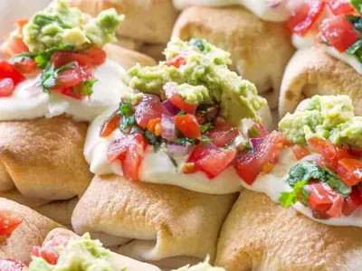 Mini Chicken Chimichangas