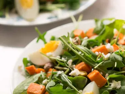 Sweet Potato Arugula Salad