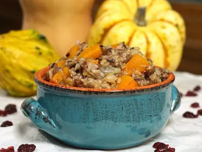 Butternut Squash Wild Rice Pilaf