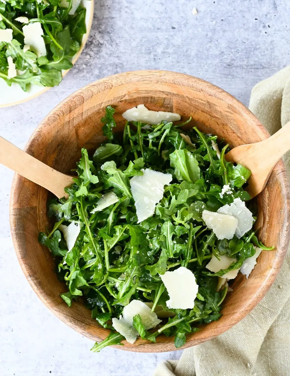 Lemony Arugula Parmesan Salad