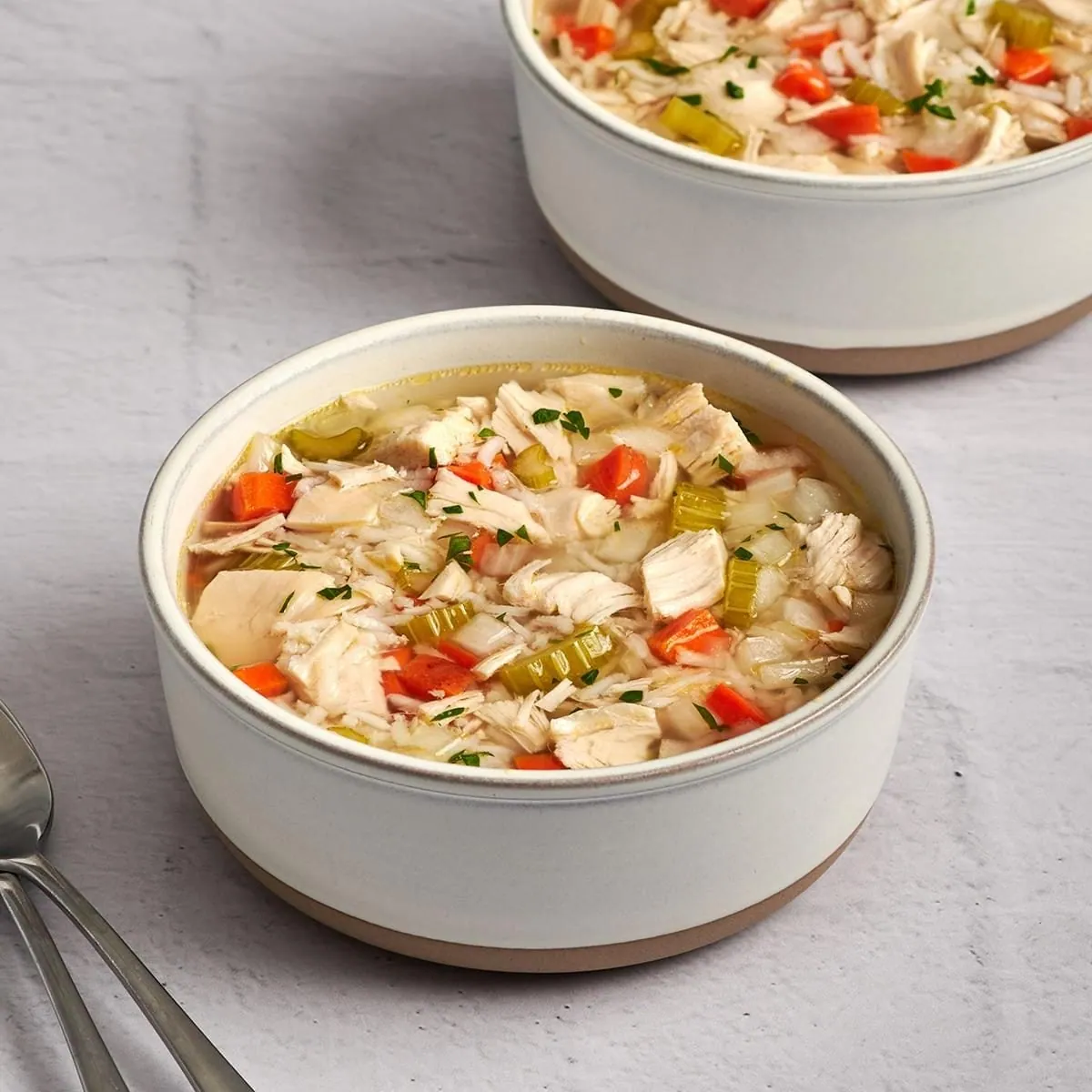 Slow Cooker Chicken Rice Soup