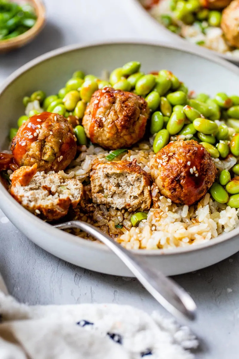 Air Fryer Turkey Meatballs