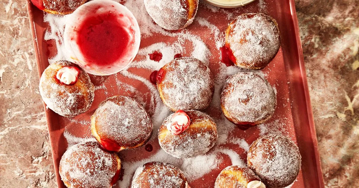 Plum Jam Doughnuts