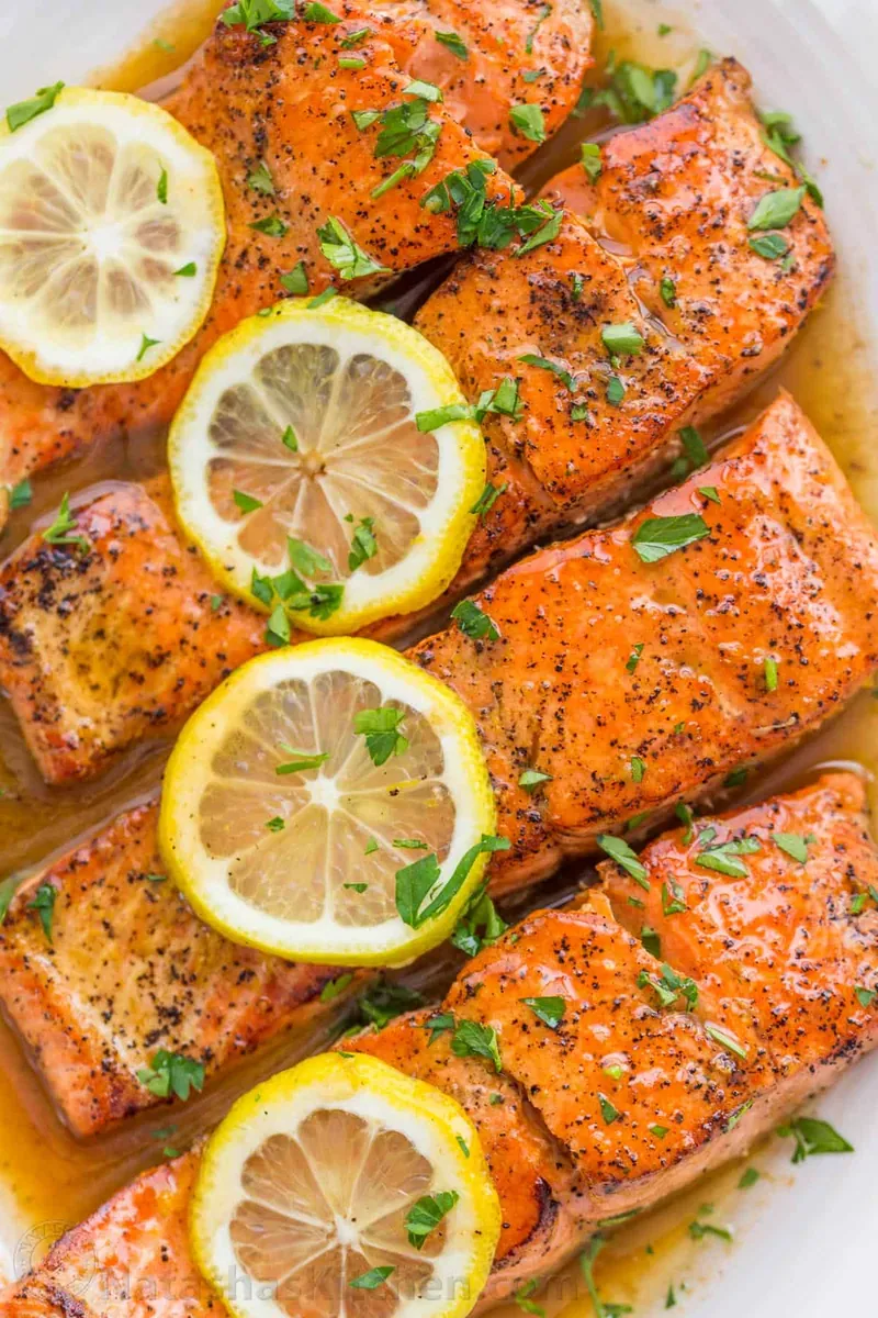 Pan Seared Lemon Salmon