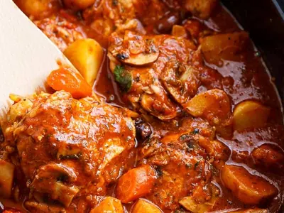 Slow Cooker Chicken Cacciatore