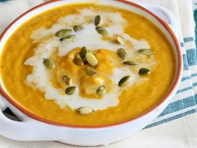 Curried Butternut Squash Soup
