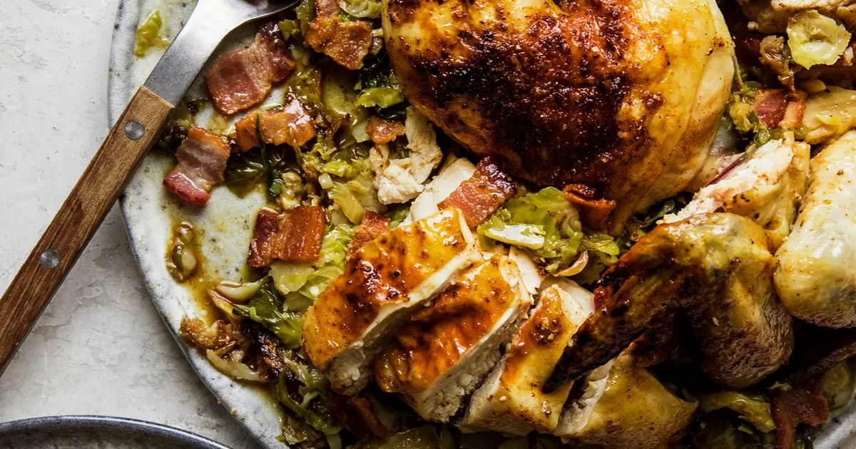 Spatchcocked Roast Chicken