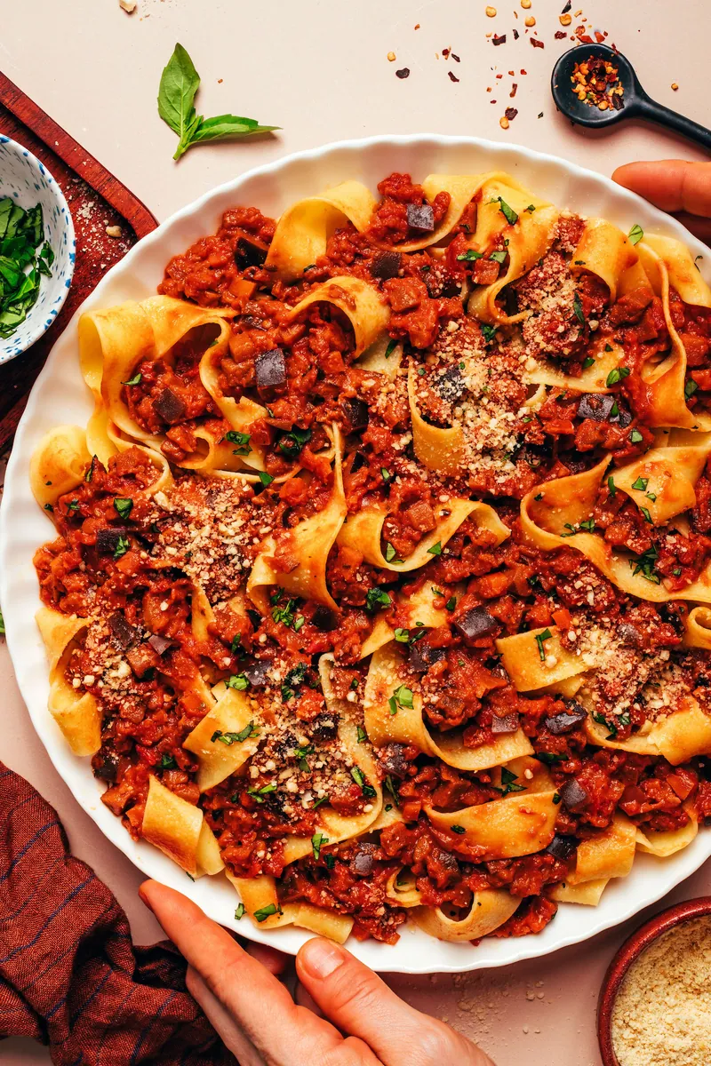 Eggplant Bolognese
