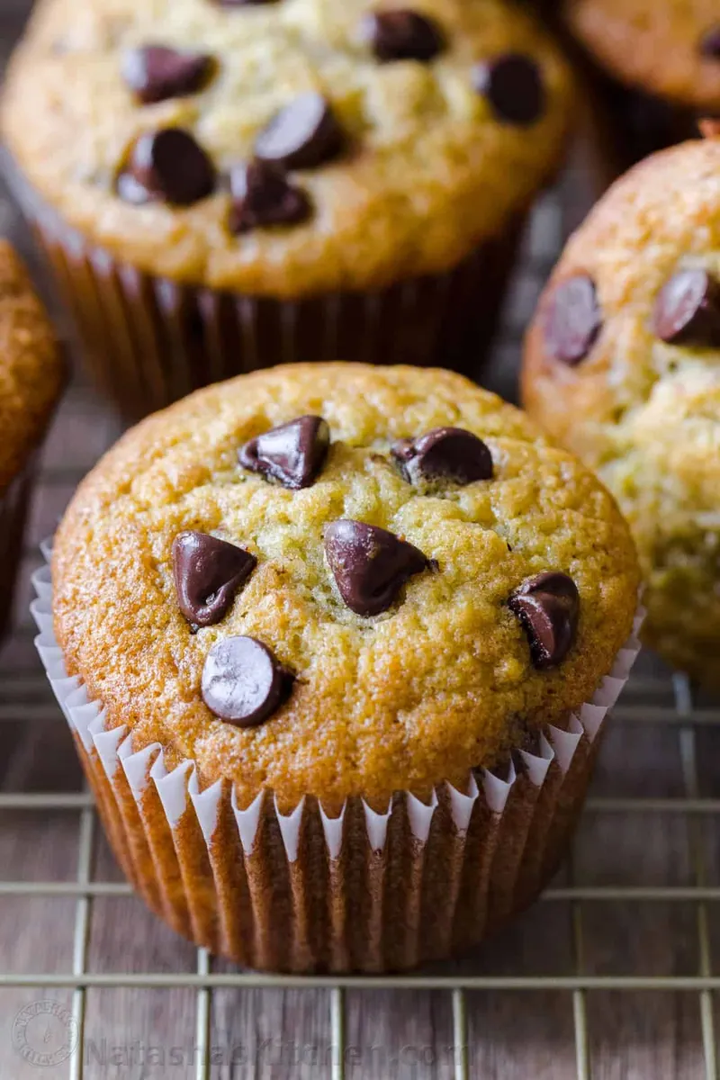 Banana Chocolate Chip Muffins