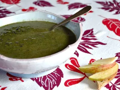 Chard and Black Rice Soup