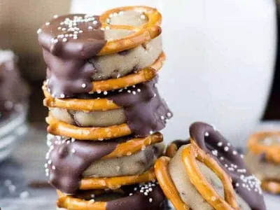 Cookie Dough Pretzel Bites