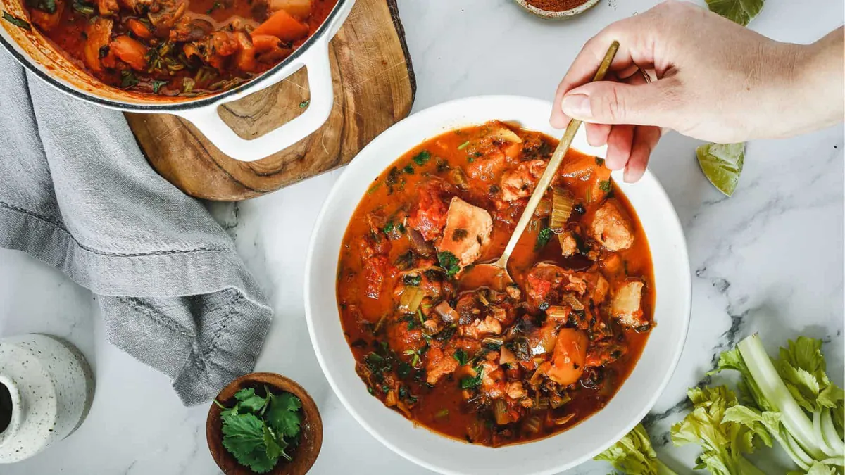 Halibut Coconut Stew