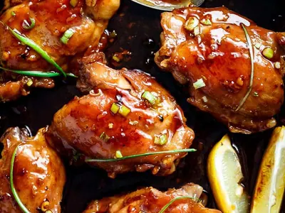Garlic Teriyaki Chicken Thighs