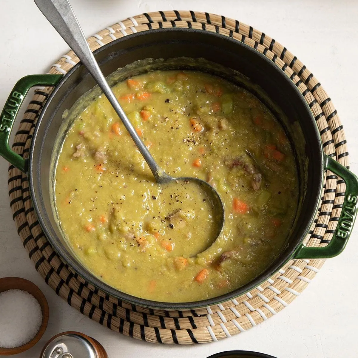 Split Pea Soup with dried beans and lentils