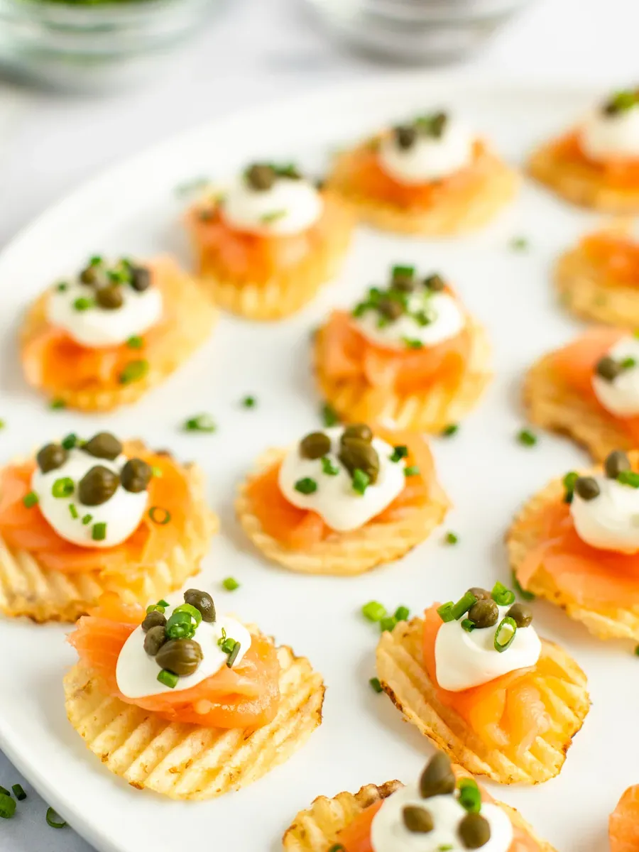 Smoked Salmon Crisps