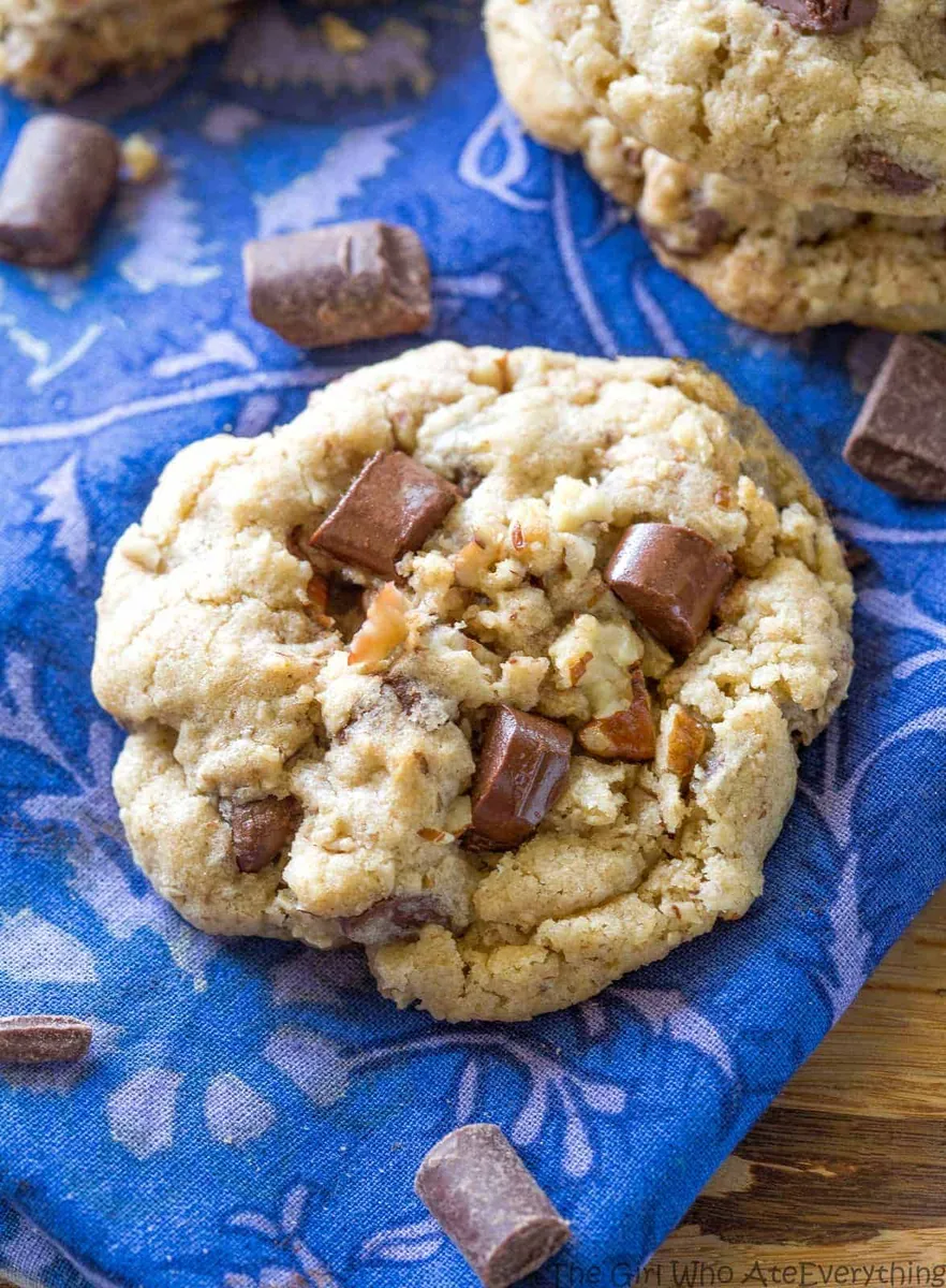Chocolate Oatmeal Cookies with butter