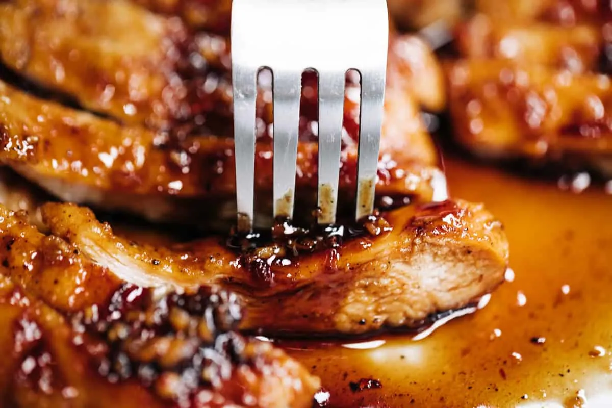 Hot Honey Chicken with butter
