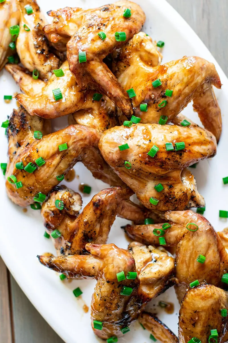 Grilled Honey Garlic Wings