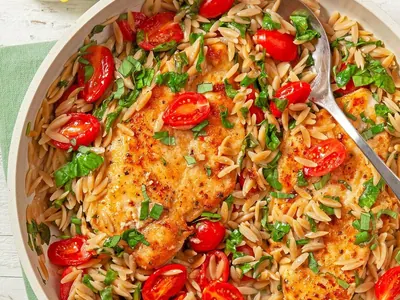 Lemon Chicken Orzo