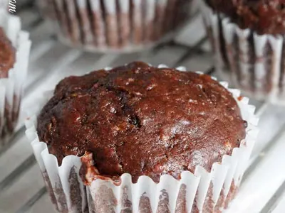 Chocolate Zucchini Muffins