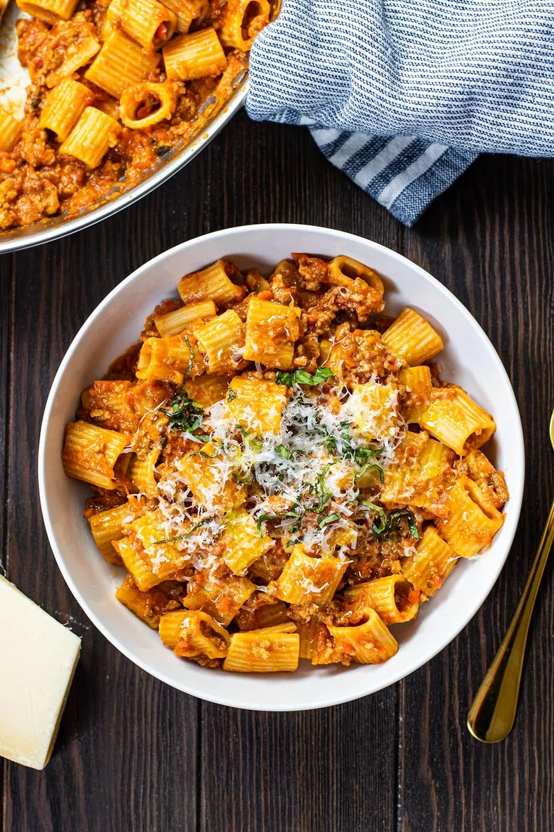 Rigatoni Bolognese