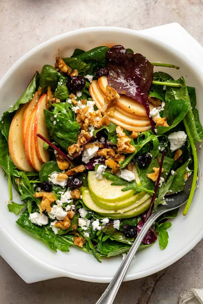 Apple Cranberry Walnut Salad