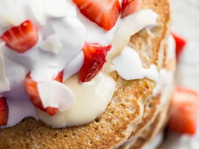 Buckwheat Banana Pancakes