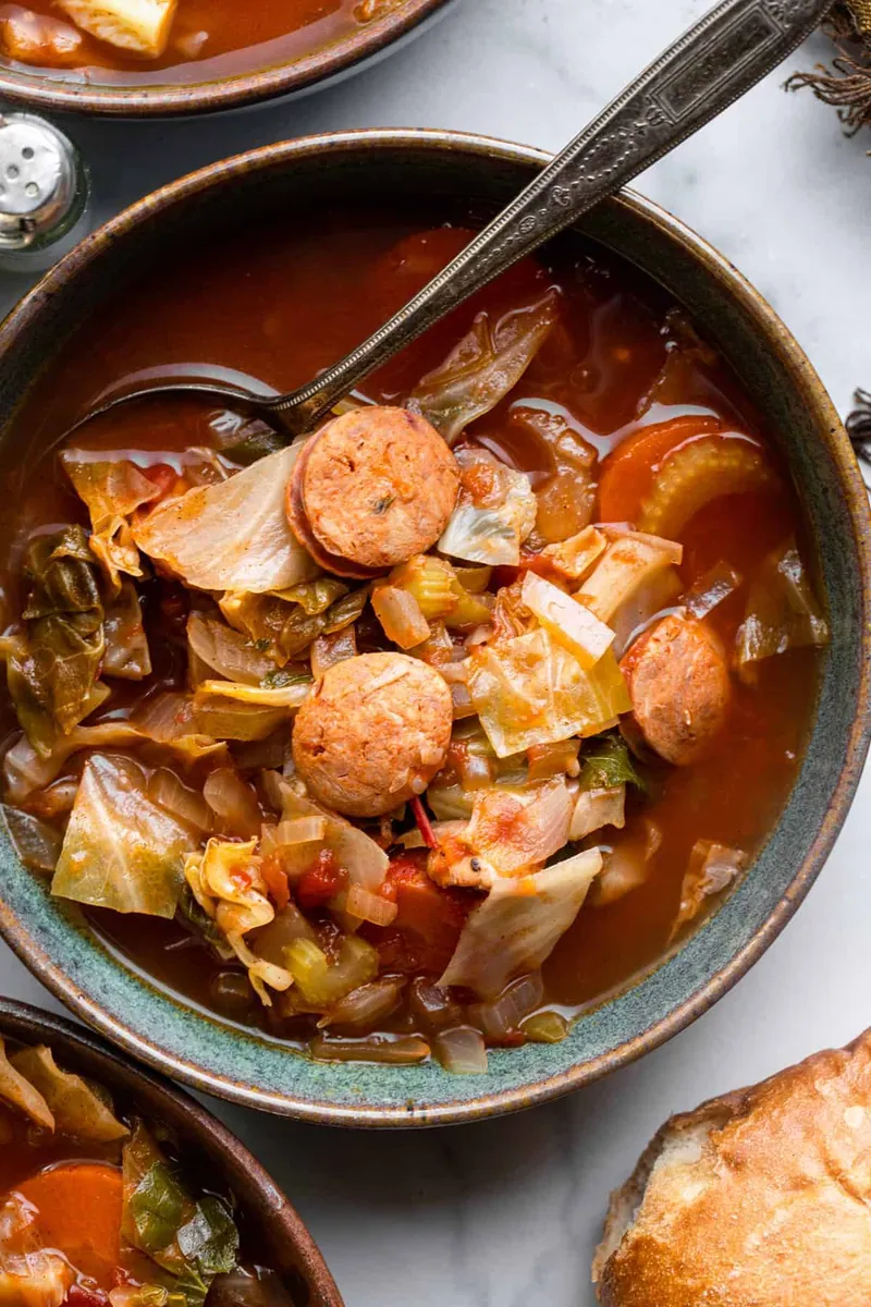 Cabbage Soup with Sausage