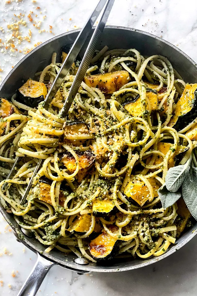 Roasted Acorn Squash Pasta