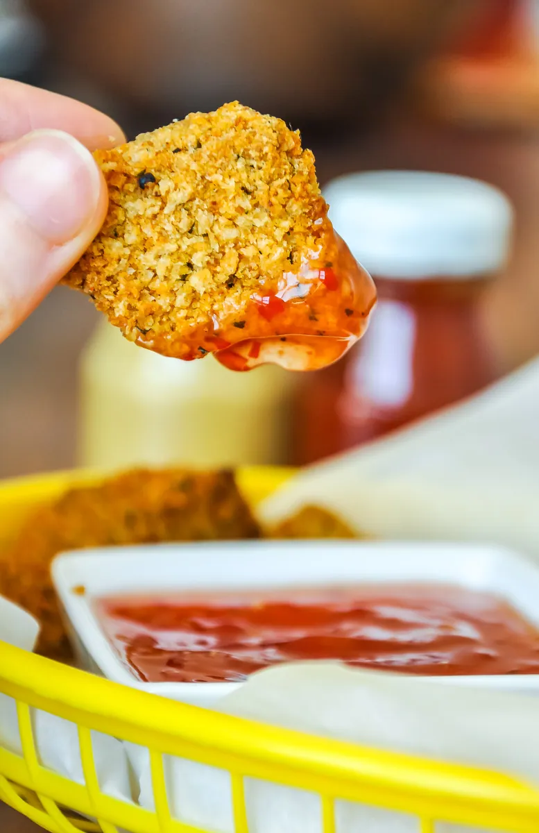 Baked Chicken Fried Tofu