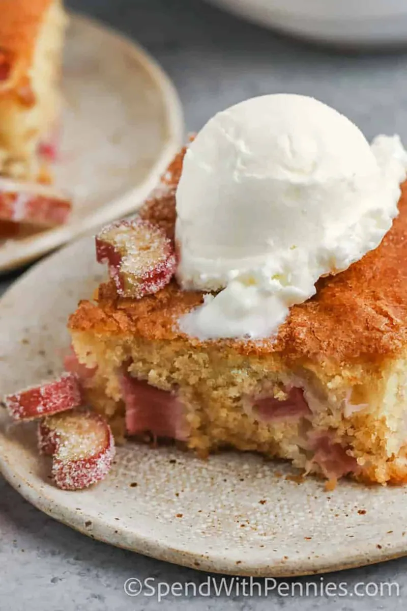 Rhubarb Cake