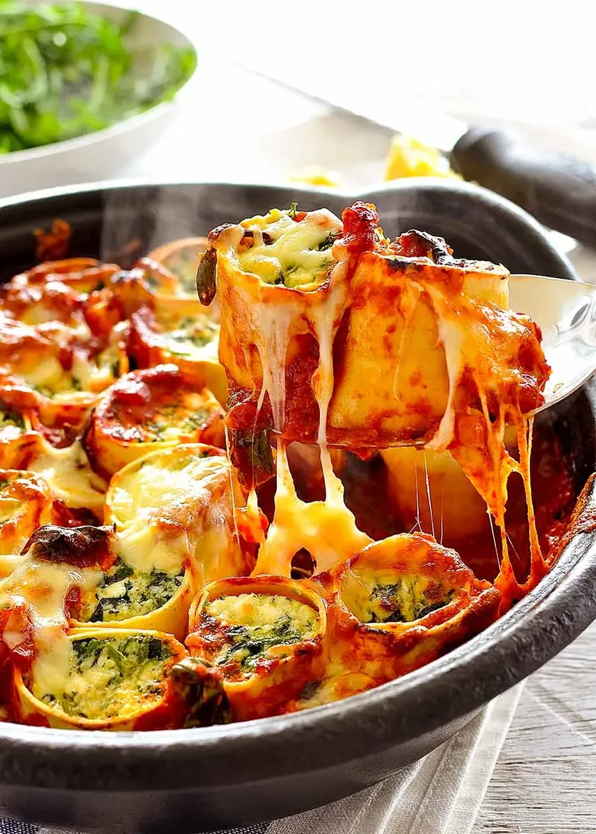 Spinach Ricotta Rotolo