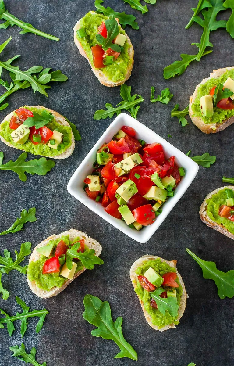 Spring Pea Bruschetta