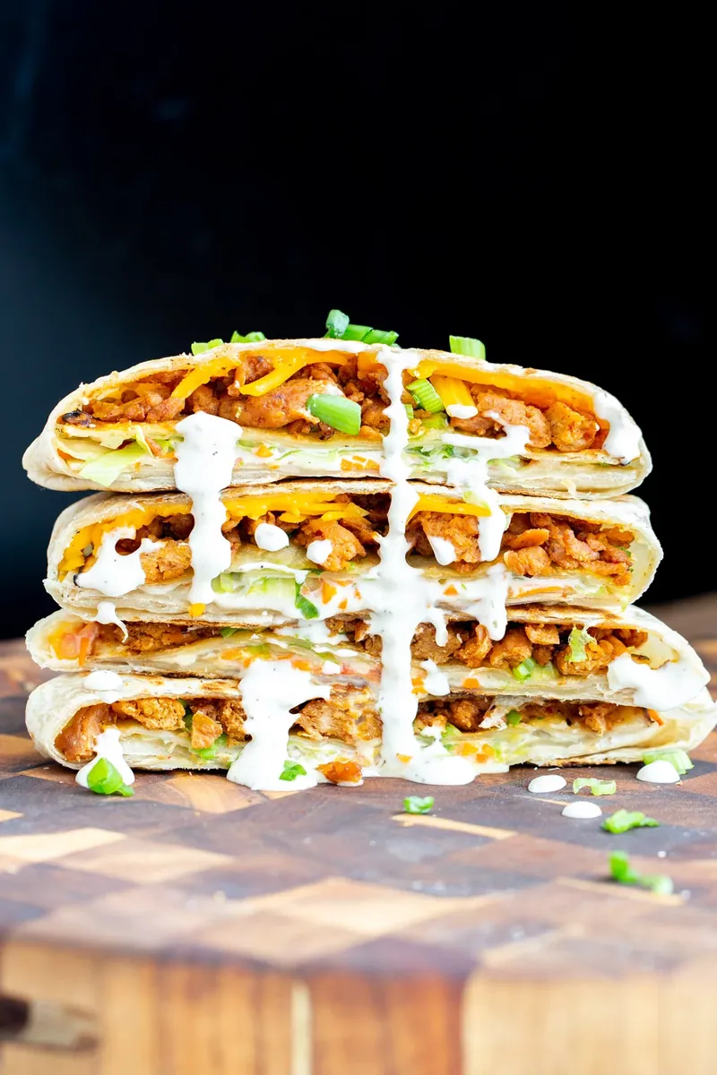 Korean BBQ Soy Curl Crunchwraps